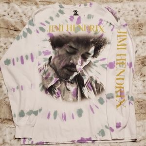 🆕️ Jimi Hendrix Long Sleeve T-Shirt Men's Size Sm